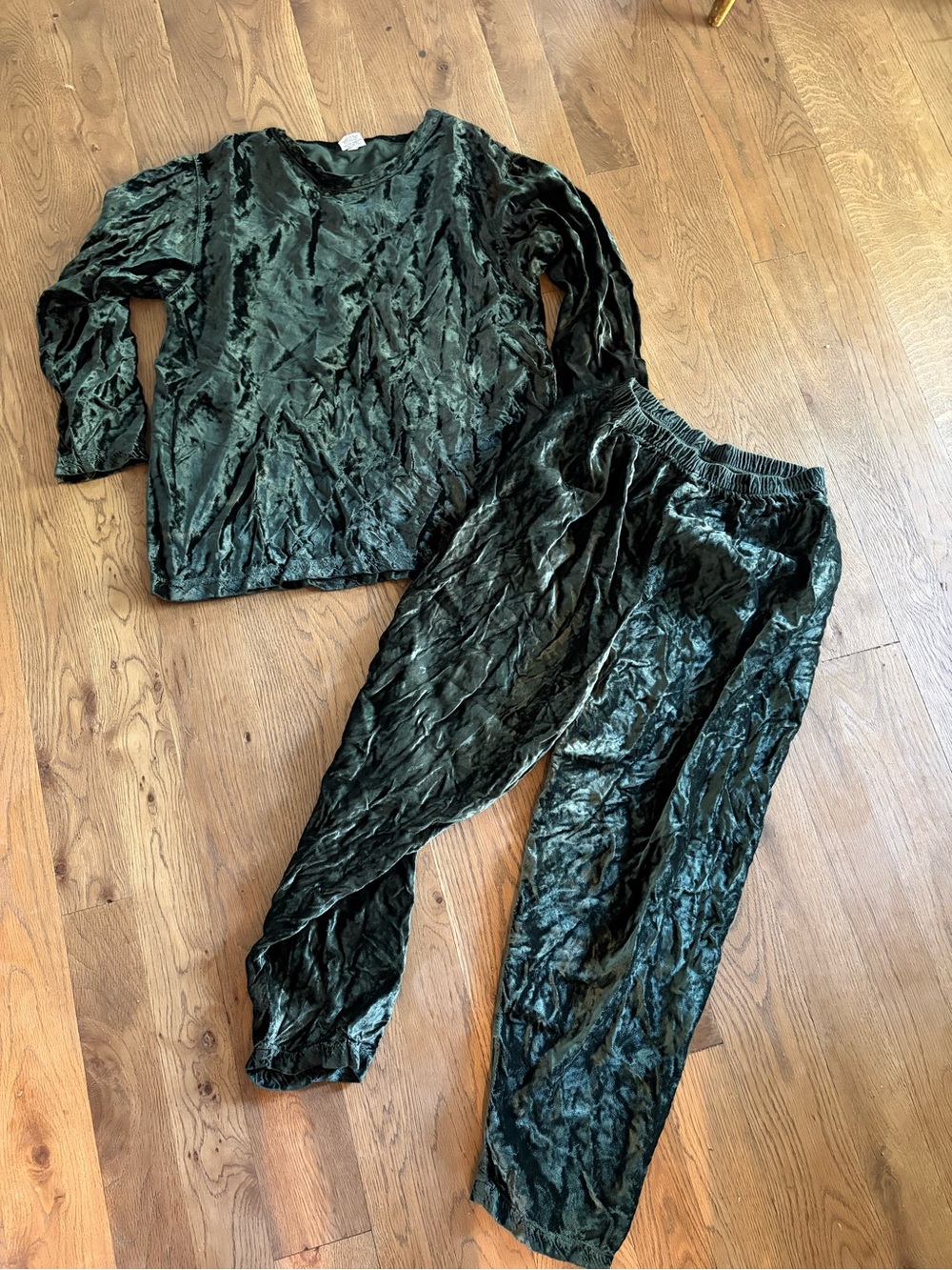 CP SHADES Velvet 2 Piece Set Size s Pants Long Sleeve TUNIC Shirt Top GORGEOUS